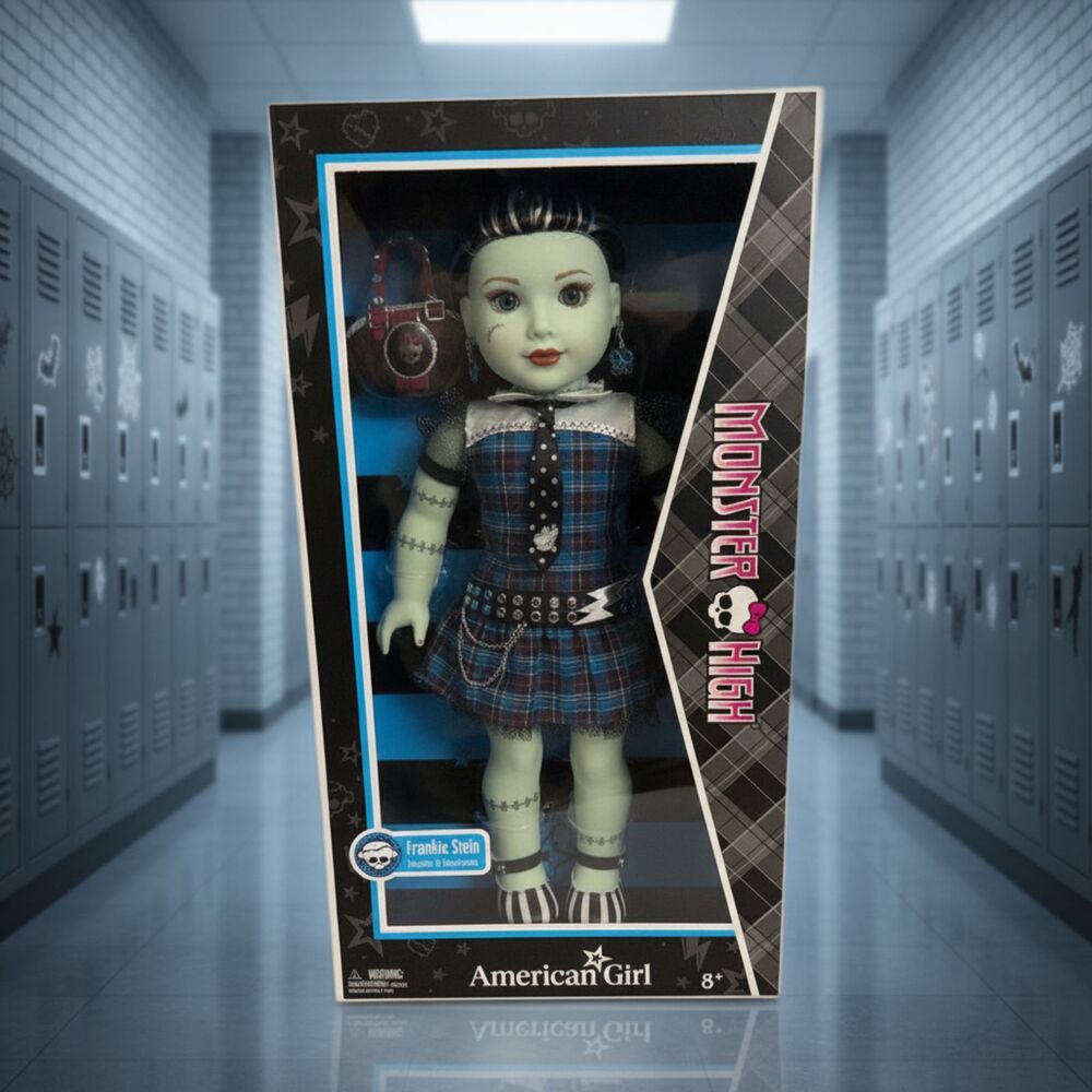 American Girl x Monster High Frankie Stein Doll 18" Limited Edition - NIB